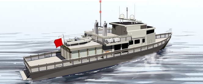Unusual 33m motor yacht refit project unveiled by Sea Level Yacht Design & Engineering