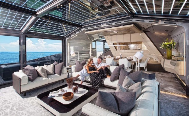 8th Arcadia 85 US edition superyacht - Saloon 8th Arcadia 85 US edition superyacht - Saloon