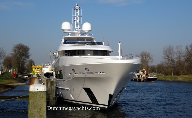 ASYA superyacht - front view ASYA superyacht - front view