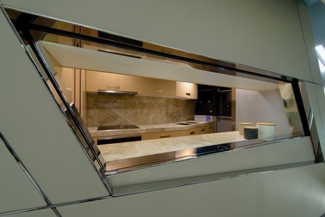 Arcadia 85 US edition Yacht Hull no. 8 - Galley Arcadia 85 US edition Yacht Hull no. 8 - Galley