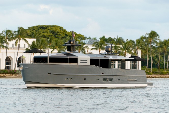 US debut of Arcadia 85 US Edition motor yacht hull #8 at upcoming Miami Yacht Brokerage Show 2015