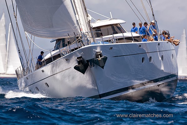 Charter yacht Hyperion competing at the 2009 Superyacht Cup Charter yacht Hyperion competing at the 2009 Superyacht Cup