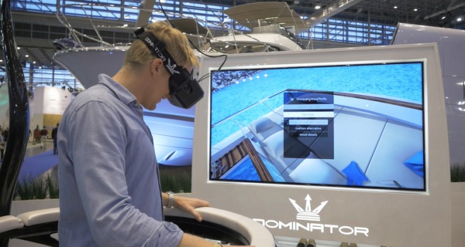 Dominator luxury yacht ILUMEN brought to life by virtual reality Dominator luxury yacht ILUMEN brought to life by virtual reality