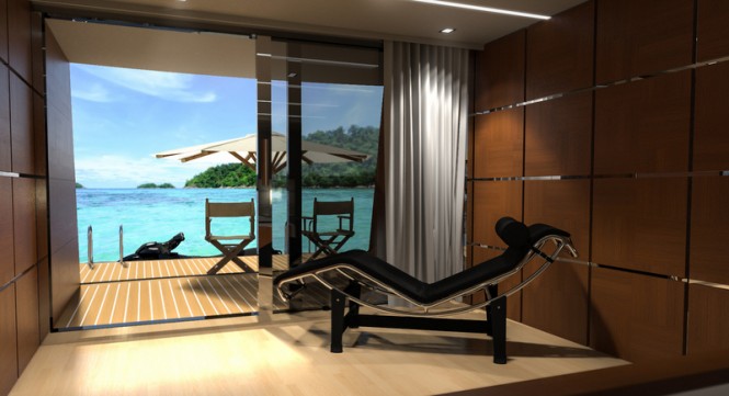 Helios yacht concept - Owners Cabin Helios yacht concept - Owners Cabin