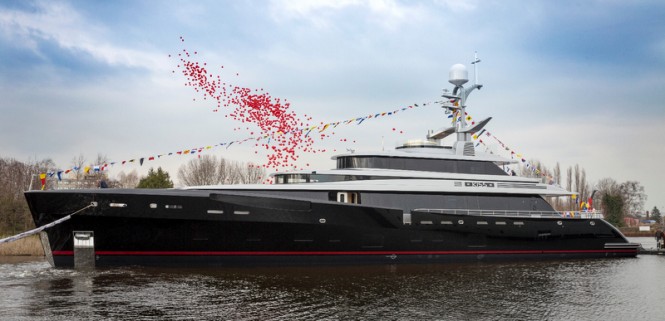 New Feadship motor yacht KISS launched on Valentine’s Day