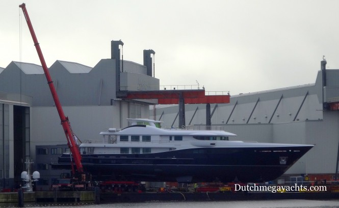 Photos: New 55m LE 180 motor yacht Hull 467 launched by Amels