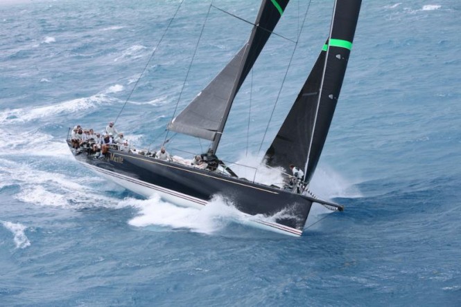 Sailing yacht BELLA MENTE – The overall winner of 2015 RORC Caribbean 600