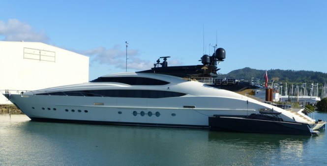 Palmer Johnson motor yacht Vantage with tender Palmer Johnson motor yacht Vantage with tender