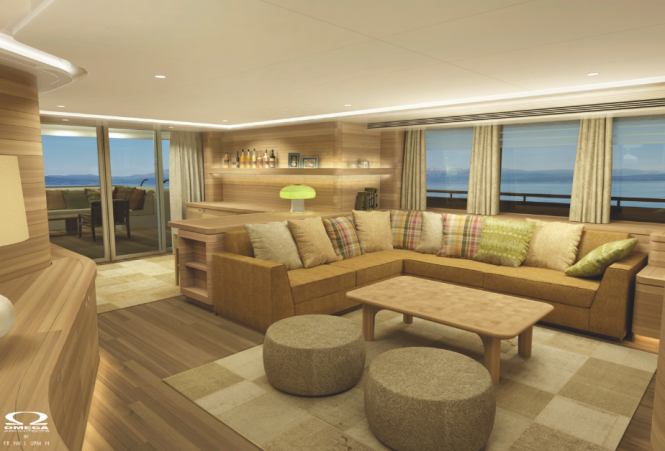 SIBELLE yacht - saloon