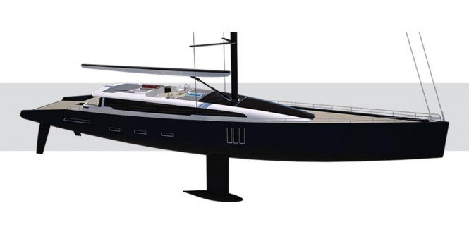 Sailing yacht Affinity concept - Exterior Sailing yacht Affinity concept - Exterior