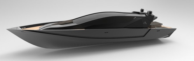 Luxury sports motor yacht ISURUS concept by Timur Bozca