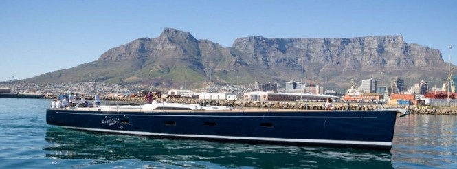 Launch of third Southern Wind 94 sailing yacht LADY G