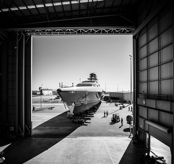 77m mega yacht Silver Fast at launch - Photo by Guillaume Plisson and Silver Yachts