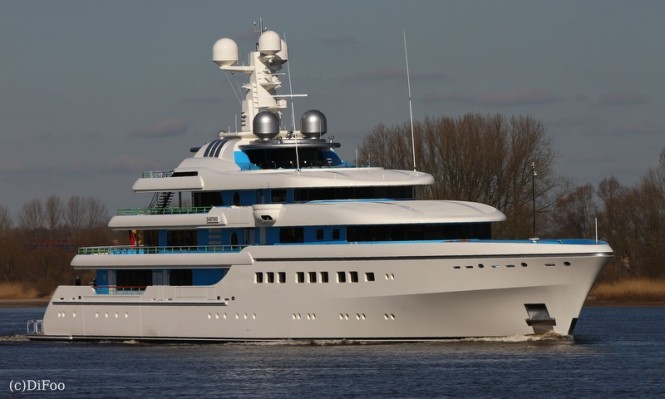 Video and photos of 81m Abeking & Rasmussen superyacht DARTWO