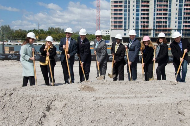 Groundbreaking event at Marina Palms