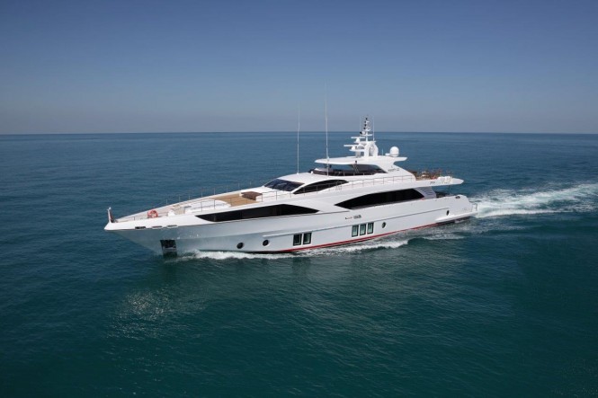 A great success of Gulf Craft MAJESTY 122 Yacht at private Qatar show