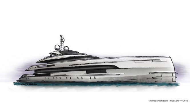 New 50m Fast Displacement motor yacht YN 17850 by Heesen Yachts
