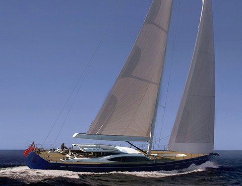Humphreys-designed sailing yacht Oyster 118 starts building