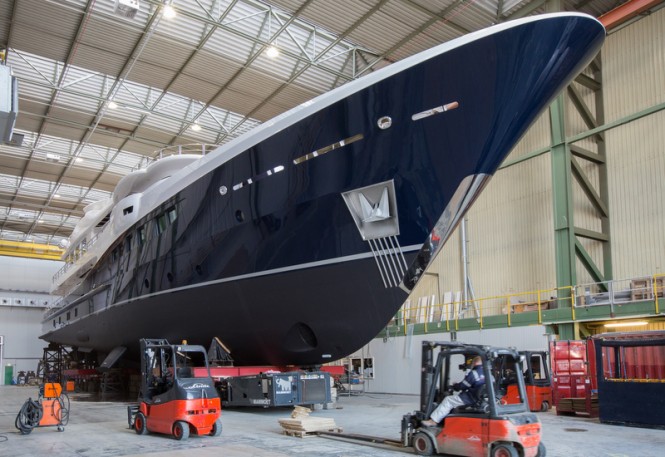 ‘RoFlo’ Launch of new AMELS 180 motor yacht Hull 467