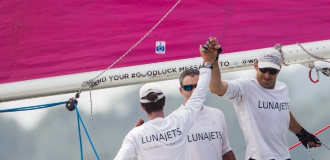 LunaJets sailing team wins 3rd place at Alpari World Match Racing Tour