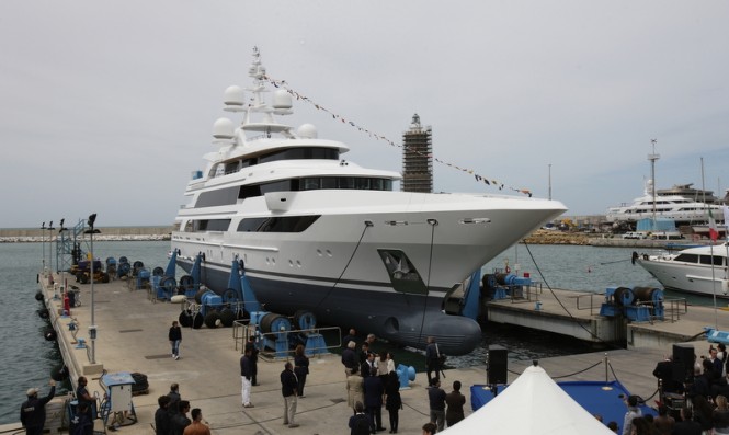 Luxury motor yacht FB264 by Benetti ready to hit the water