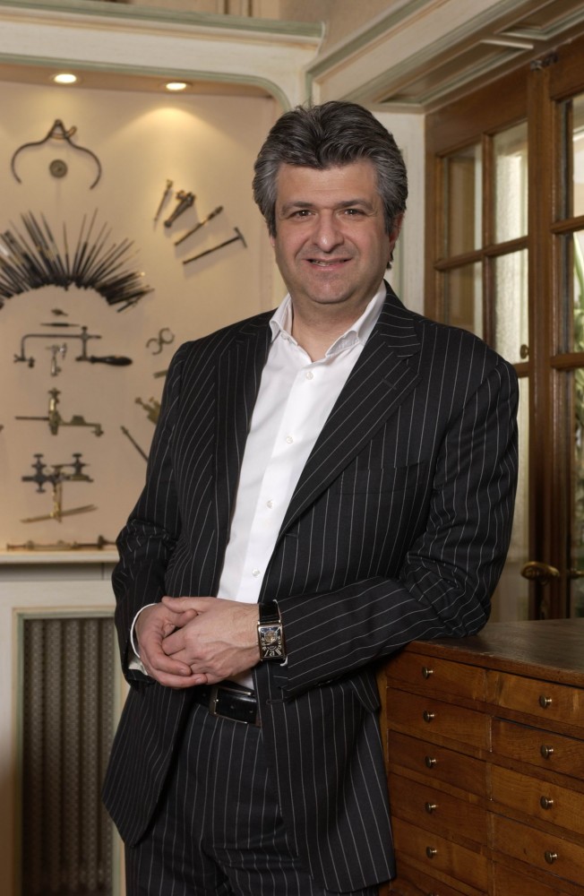 Mr. Vartan Sirmakes, owner and co-founder of Franck Muller