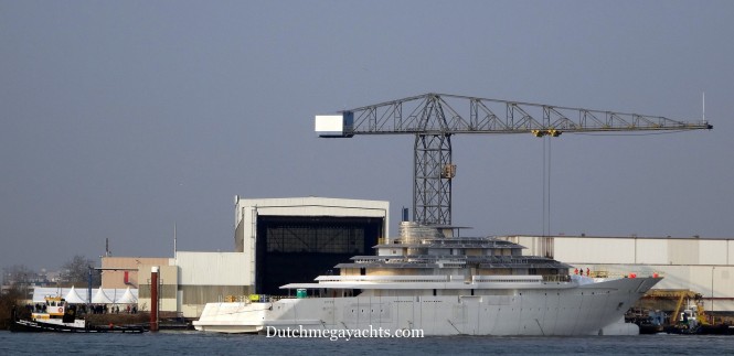 Photos: Launch of 110m Oceanco motor yacht Project JUBILEE (Y714)