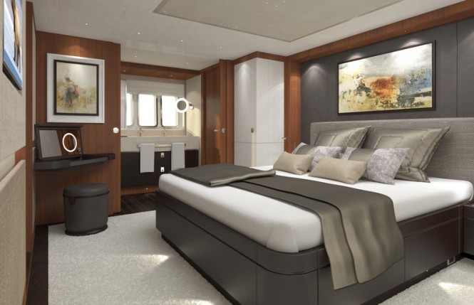 Super yacht Continental Trawler 2395 Flybridge - Master Cabin