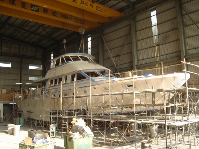 New motor yacht Hunt 80 Sport scheduled for completion in May 2015