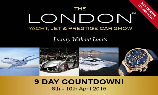 London Yacht, Jet and Prestige Car Show announces new partnership with CharterWorld