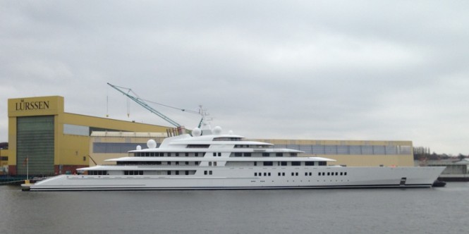 Mighty 180m Giga Yacht AZZAM Gross Tonnage