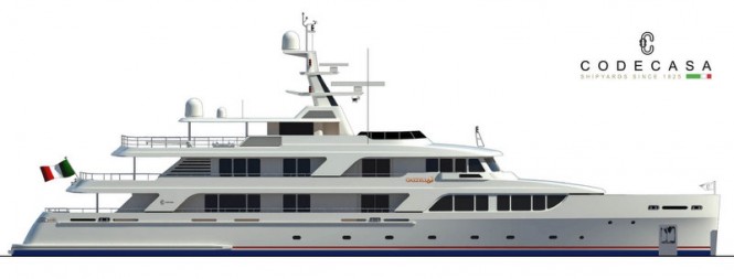 New Codecasa 50 Vintage Series Motor Yacht GAZZELLA (hull C 121) with delivery in July 2015