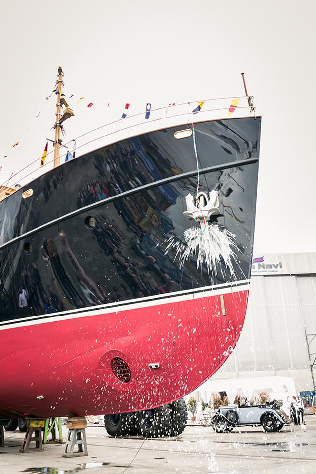 Rossinavi launch 38m classic superyacht TARANSAY