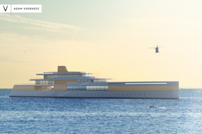 Latest 100m Motor Yacht Concept unveiled by Adam Voorhees