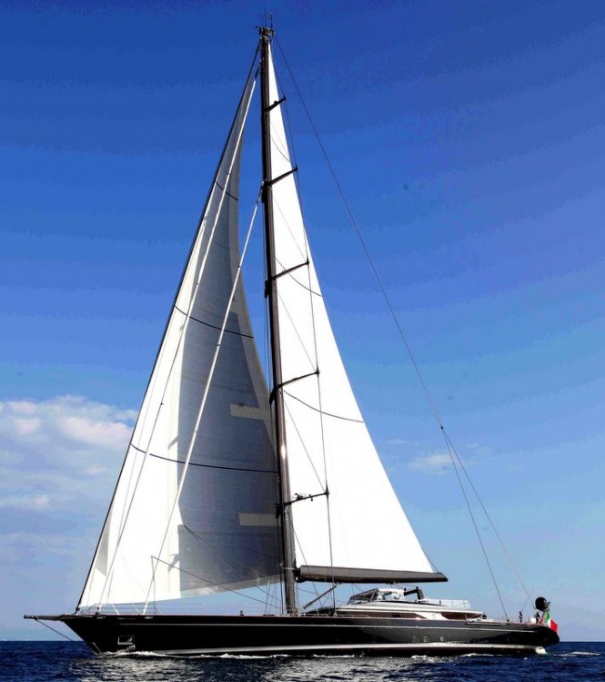 Perseus3 Yacht under sea trial - Photo by G. Sargentini