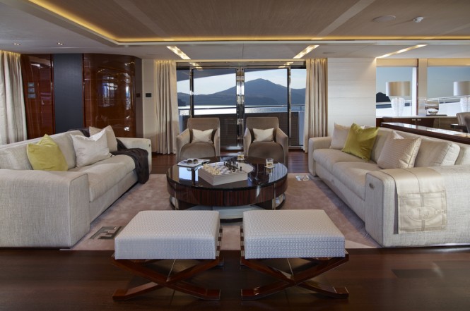 Interior images of new Princess 40M motor yacht X5
