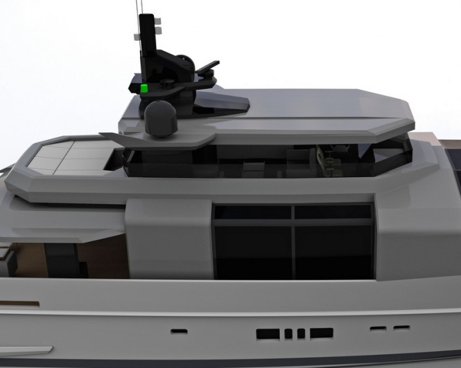 Superyacht Arcadia 100 - Sundeck - Fly