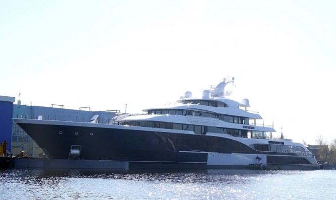 Symphony superyacht - Photo by Kees Torn