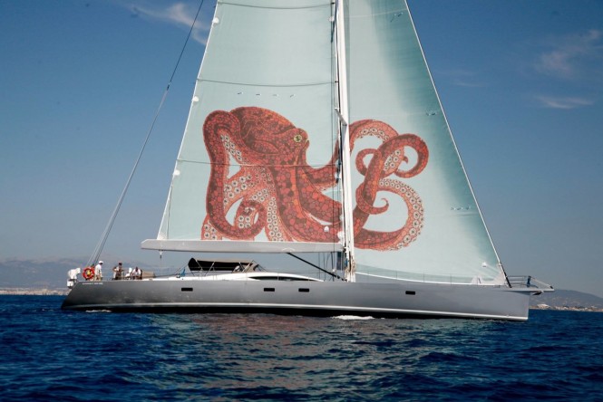 Majestic 100’ Sailing Yacht SHADOW by Comar Yachts – The first yacht fitted with Stratis Sail Art sails