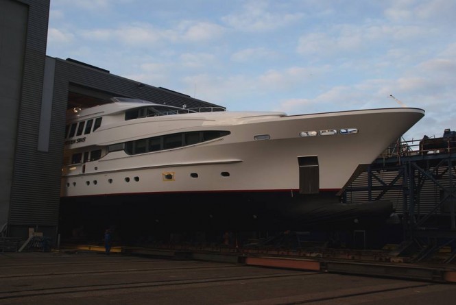 Balk Shipyard to re-launch beautiful 44m Charter Yacht SEVEN SINS this weekend
