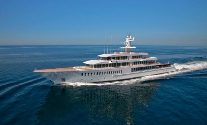 88 m Feadship mega yacht Musashi