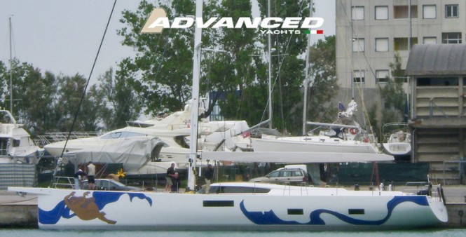 Launch of brand new Advanced A80 Sailing Yacht APSARAS