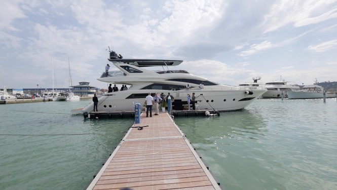 Launch of brand new Dominator 800 motor yacht Hull No.2
