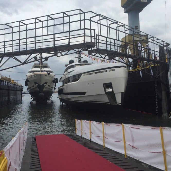 Launch of two all-new Columbus Superyachts