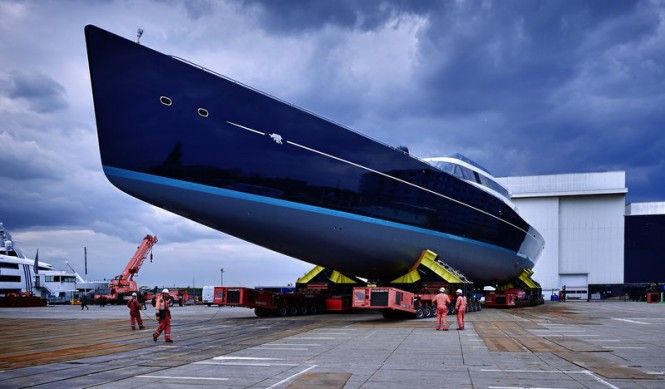 Launch of impressive 85m Sailing Superyacht AQUIJO (Project 85) announced by Oceanco and Vitters