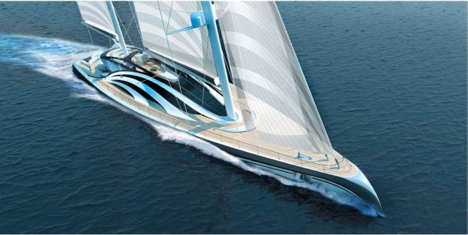 Striking Superyacht INNATUS project by Jacob Edens