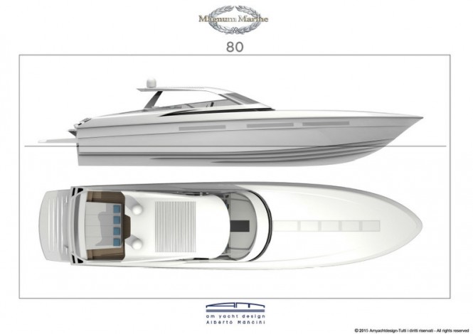 A Huge 80′ Alberto Mancini Yacht Tender Concept for Mega Yachts