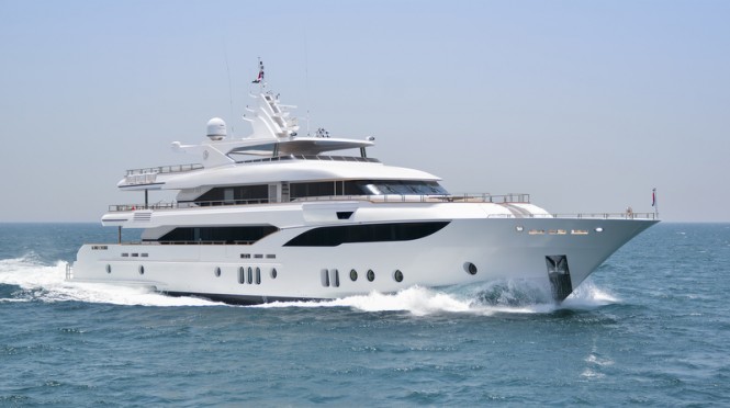 Take a glimpse at New MAJESTY 155 Yacht – Gulf Craft’s largest and latest addition to Majesty Yachts brand