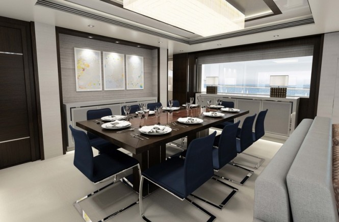 '116 Yacht' superyacht - Dining