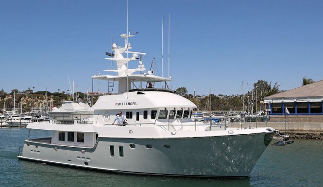 Delivery of Nordhavn 76 hull #21 Motor Yacht SWEET HOPE 2